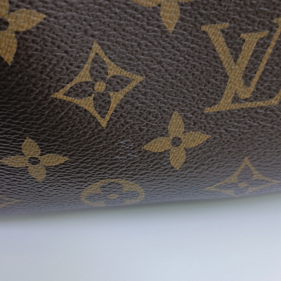 NÉONOÉ MM Monogram Coated Canvas Brown