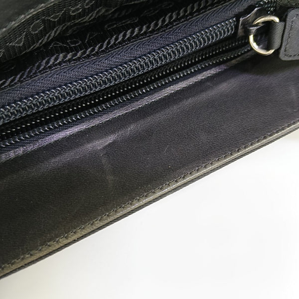 Nylon Shoulder Bag Black
