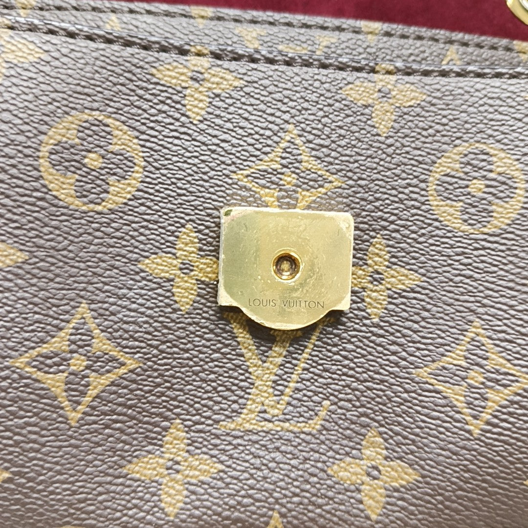 PASSY Monogram Coated Canvas Brown
