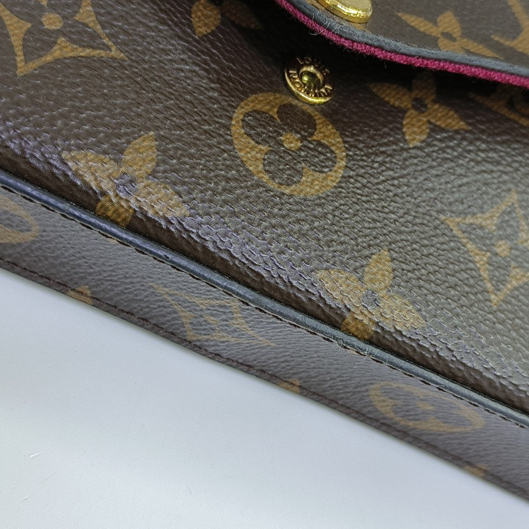 FÉLICIE Monogram Coated Canvas Brown