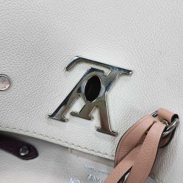 LOCKME PM Calfskin White