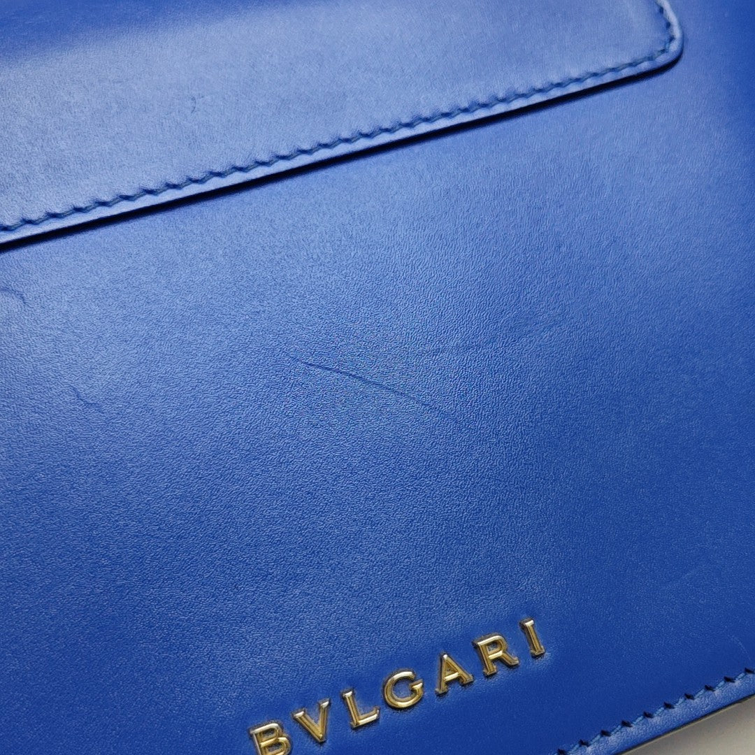 SERPENTI FOREVER Quilted Calfskin Blue