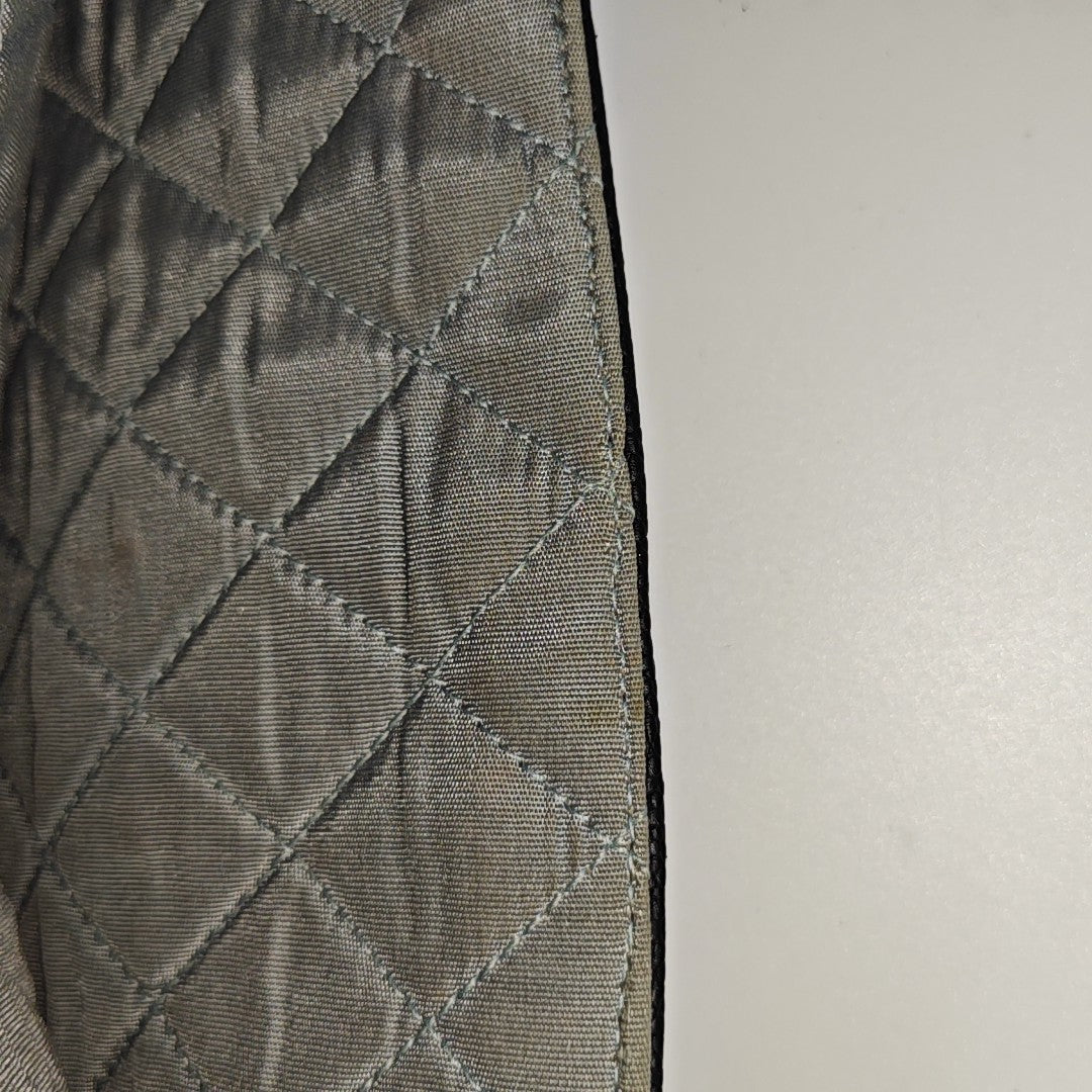 THREAD AROUND Quilted Grained Calfskin Black