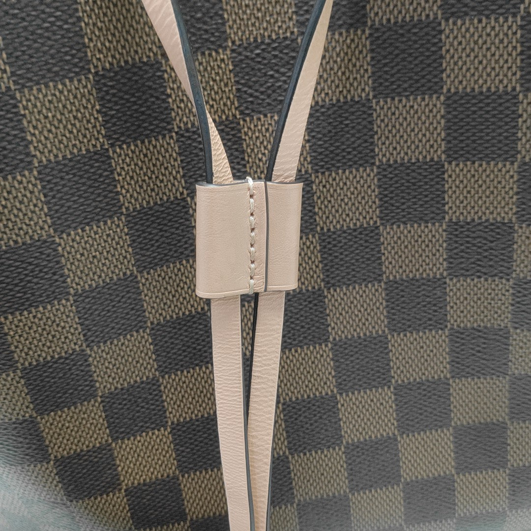 NÉONOÉ MM Damier Ebene Coated Canvas Brown