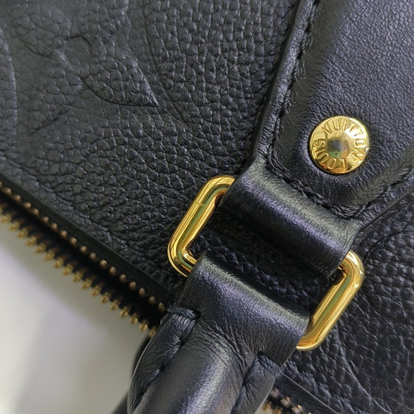 SPEEDY 20 Monogram Calfskin Black