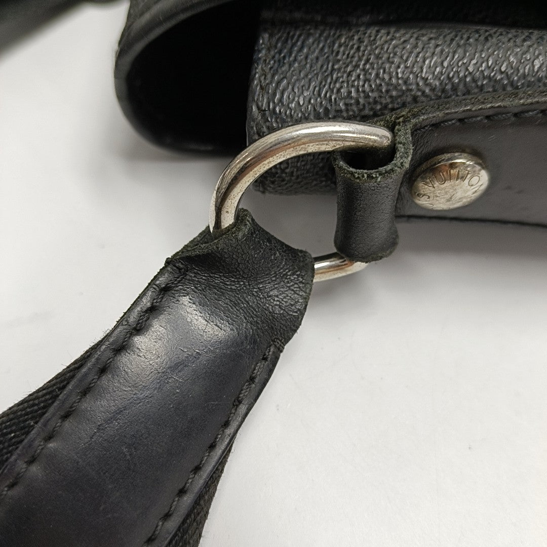 DANIEL Damier Graphite Coated Canvas Gray