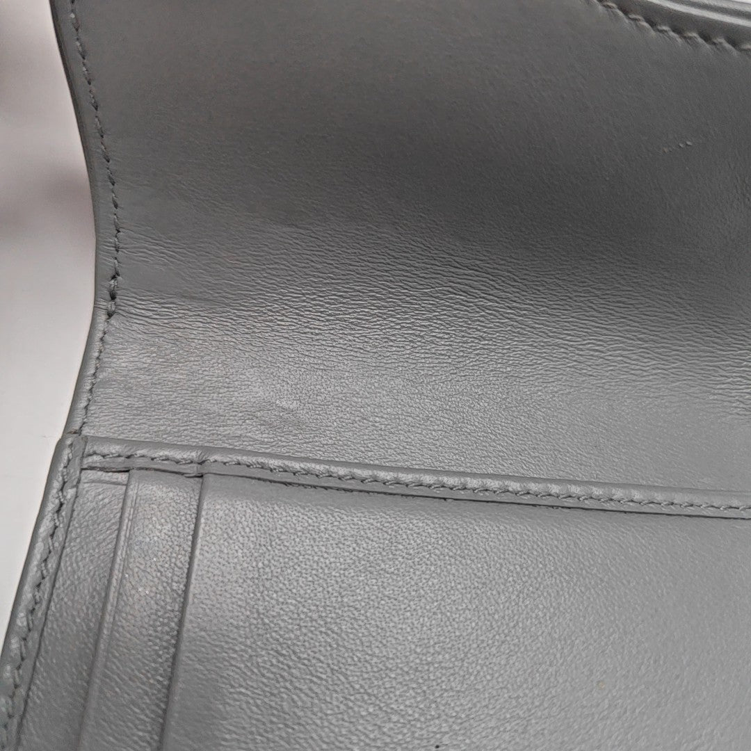 Saddle Mini Oblique Canvas Beige Card Holder