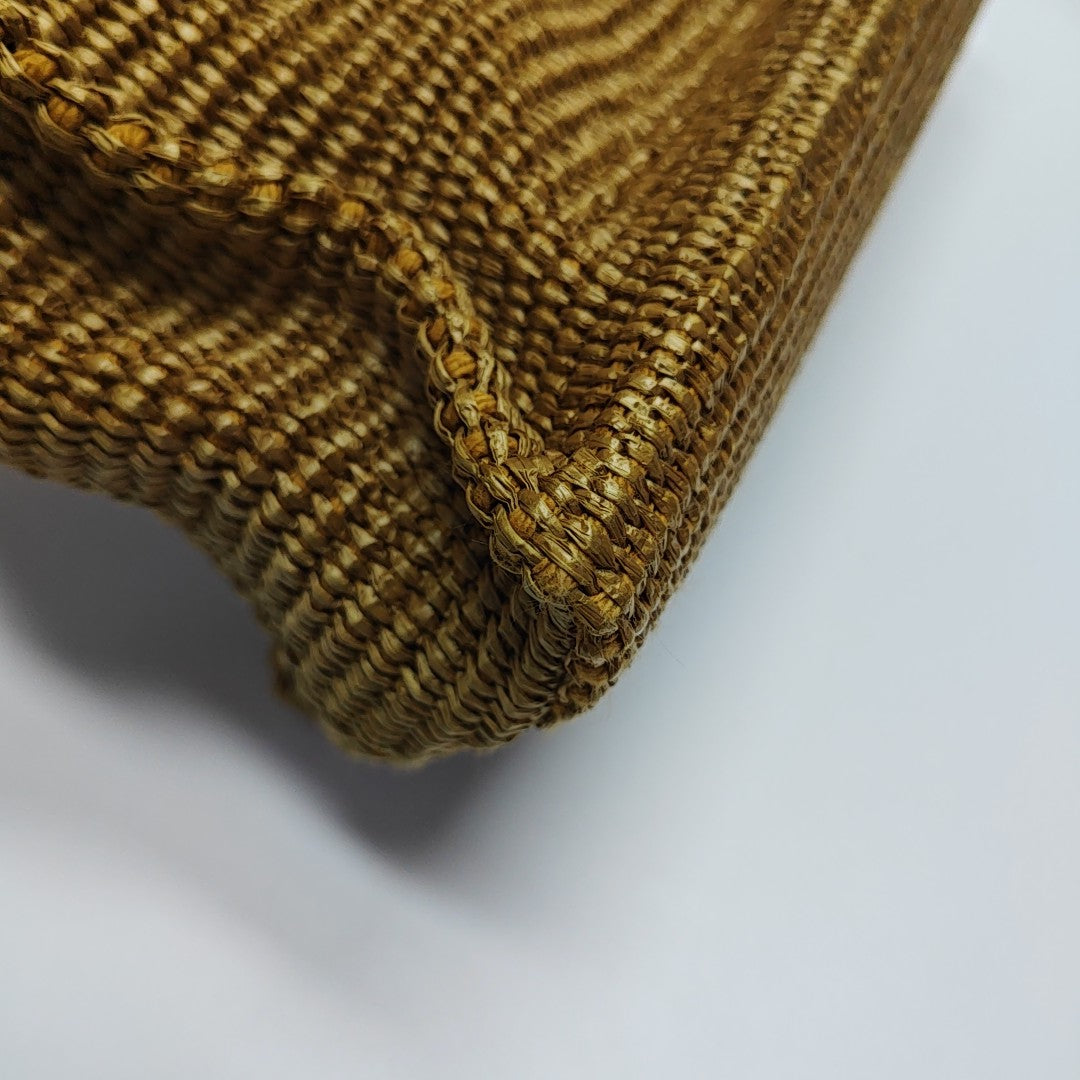 Straw Tote Bag Brown