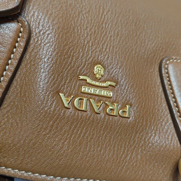 Calfskin Tote Bag Brown