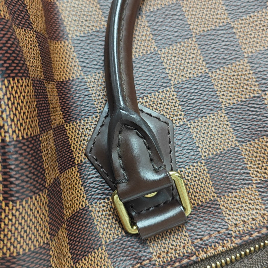 SPEEDY 25 Damier Ebene Coated Canvas Brown