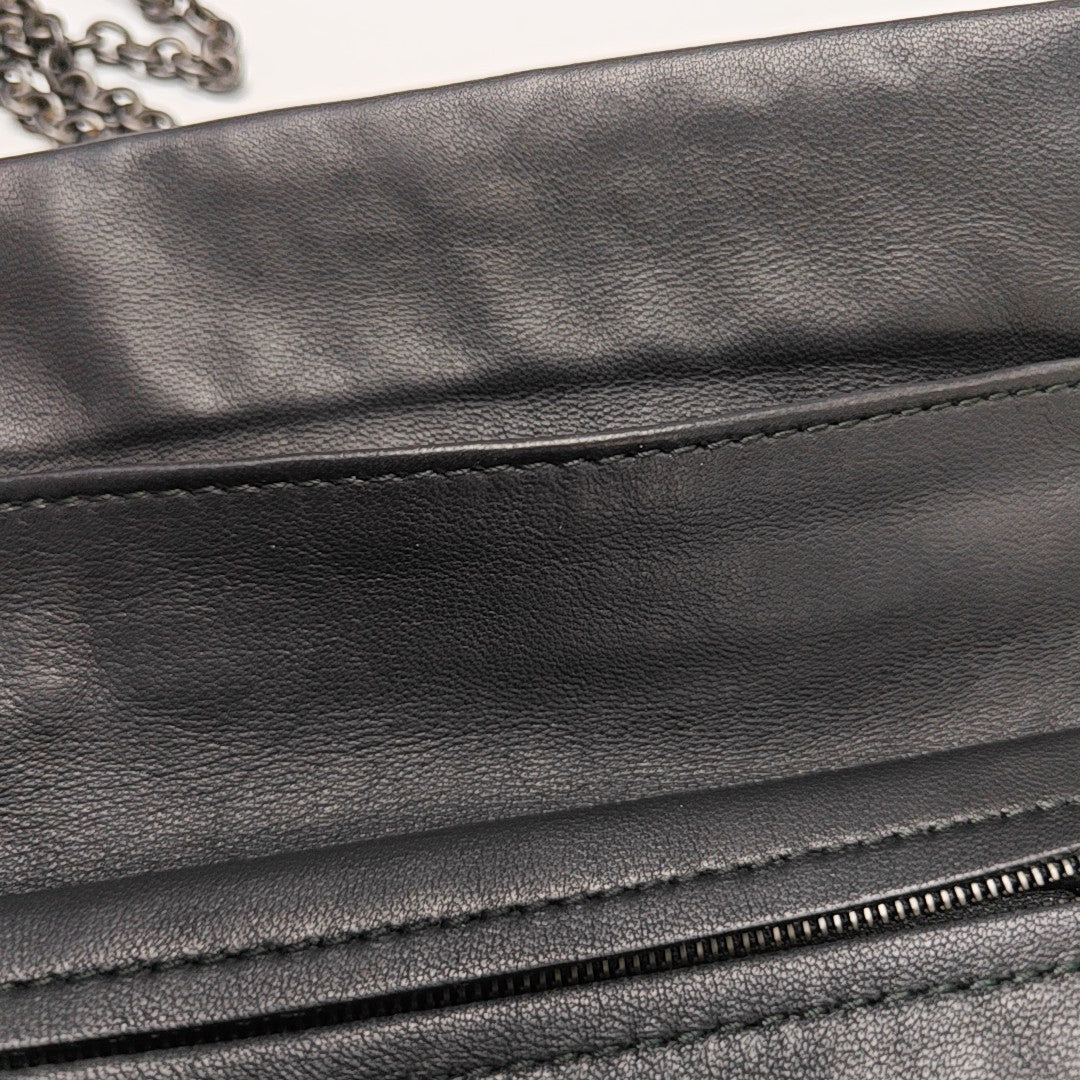 Messenger Mini Lambskin Black