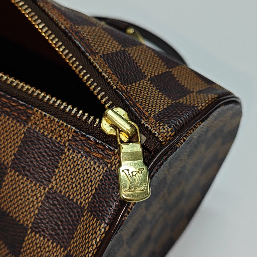 PAPILLON 30 Damier Ebene Coated Canvas Brown