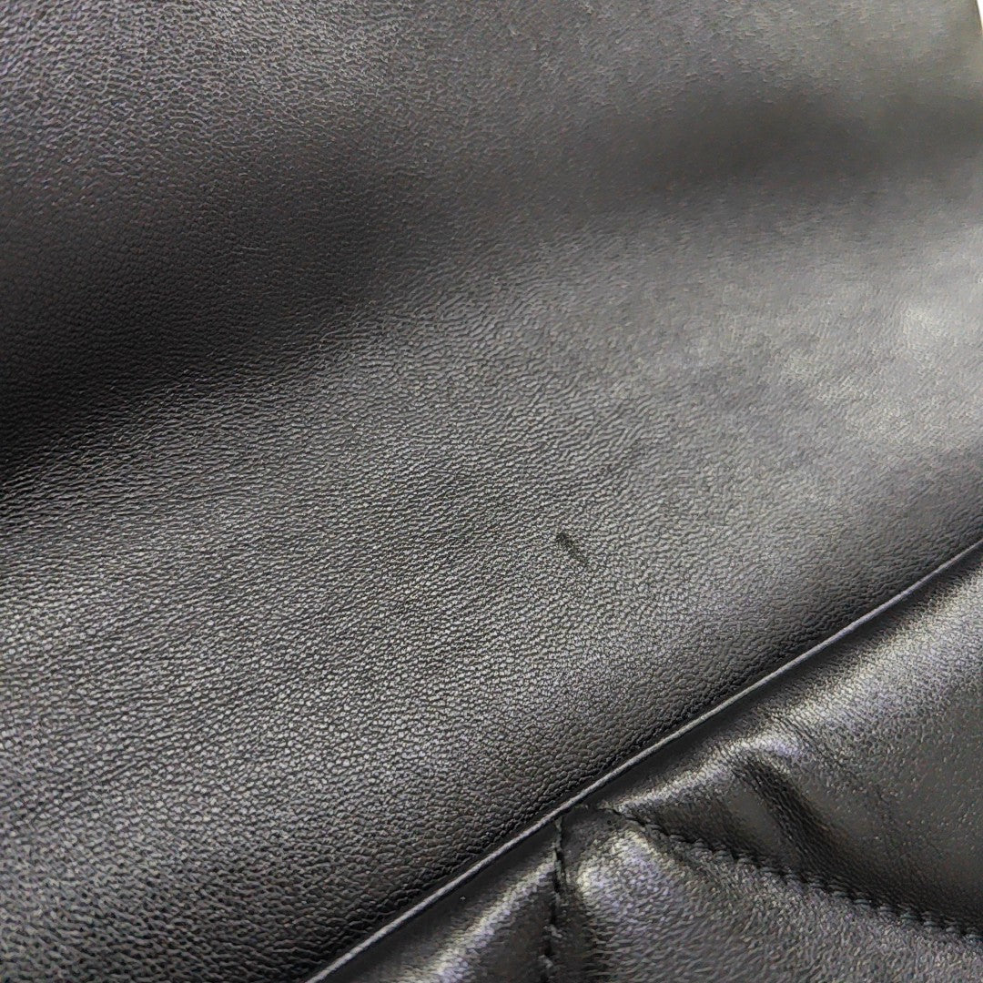 CHANEL 19 Large Quilted Lambskin Black