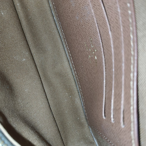 IVY Monogram Coated Canvas Brown