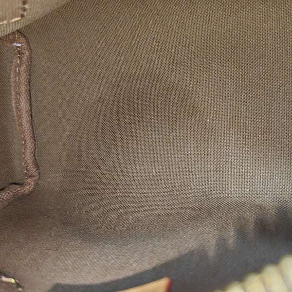 SPEEDY Nano Monogram Coated Canvas Brown
