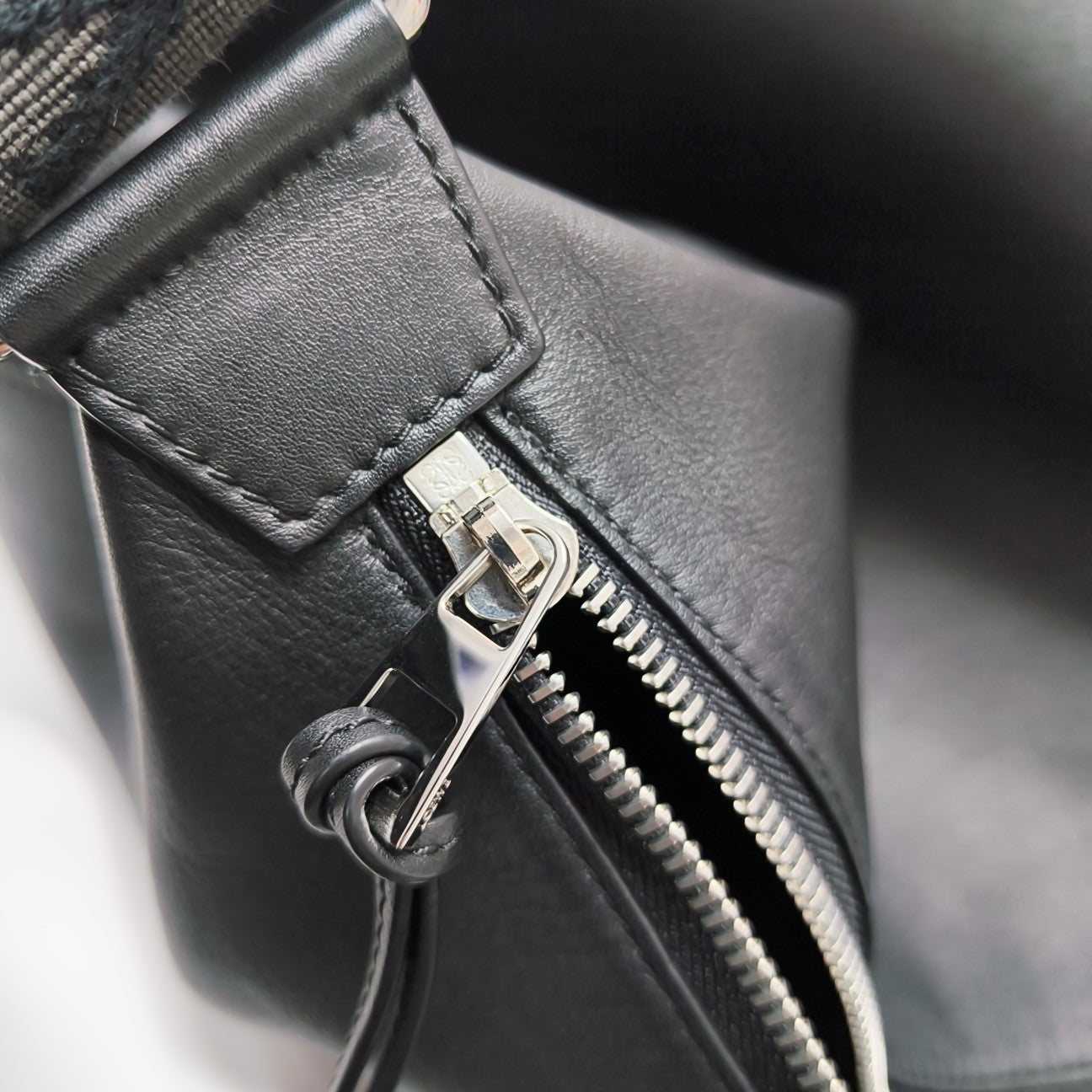 Calfskin Shoulder Bag Black