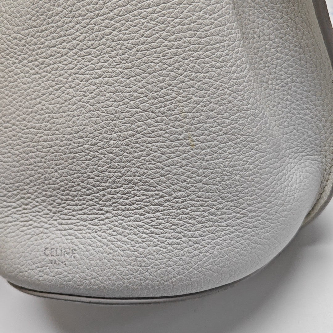 BIG BAG Nano Calfskin White