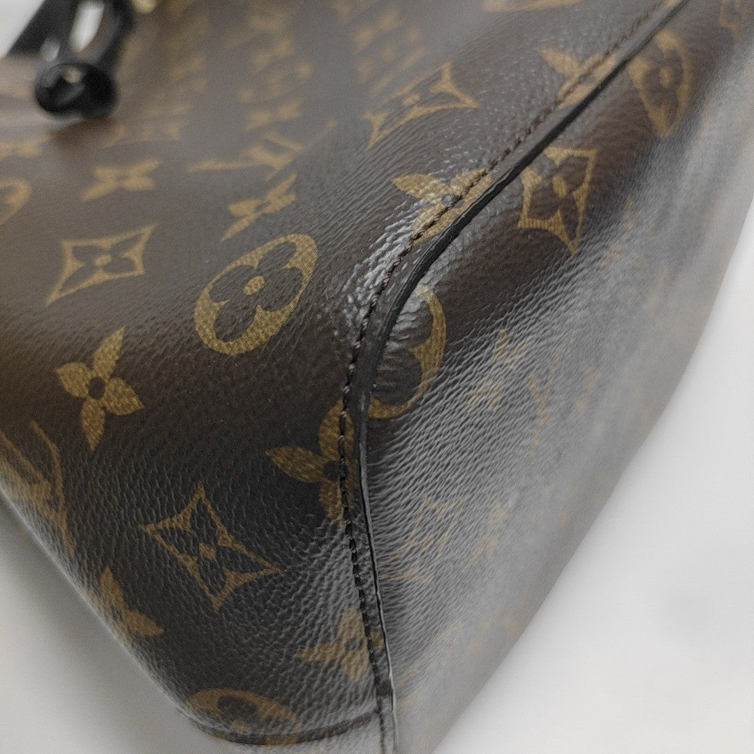 NÉONOÉ MM Monogram Coated Canvas Brown