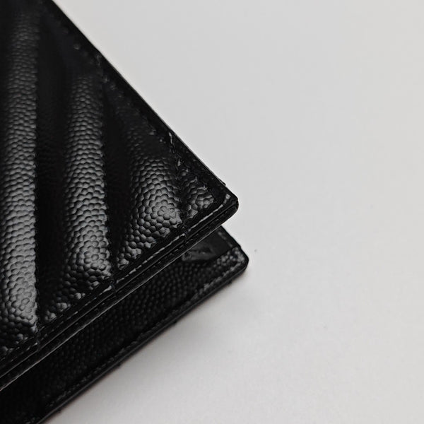MONOGRAM WOC Chevron Calfskin Black