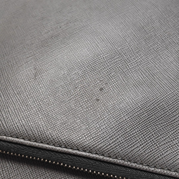 Saffiano Calfskin Crossbody Bag Gray