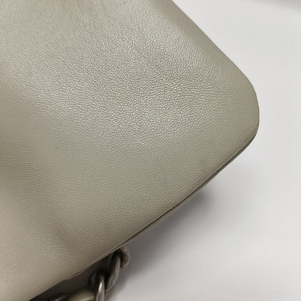 CHANEL 19 Small Quilted Lambskin Gray