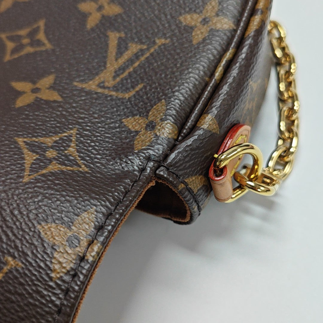 IVY Monogram Coated Canvas Brown