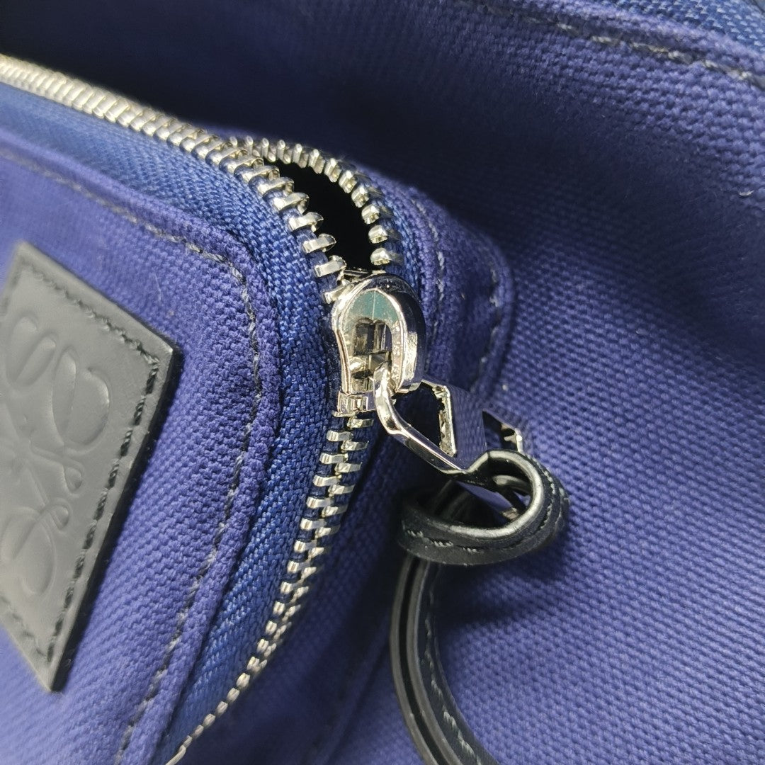 Canvas Belt Bag Blue