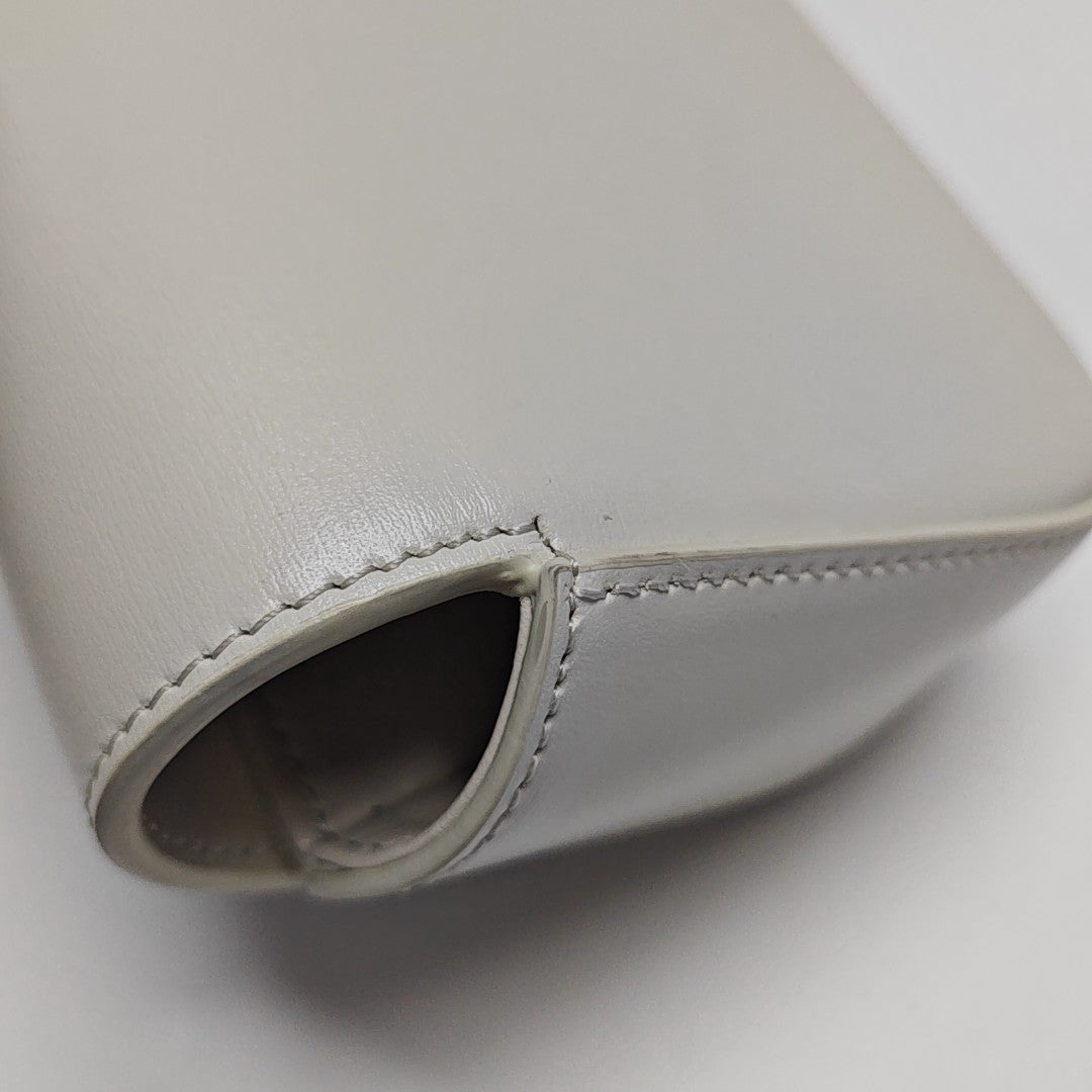 TRIOMPHE Mini Calfskin White