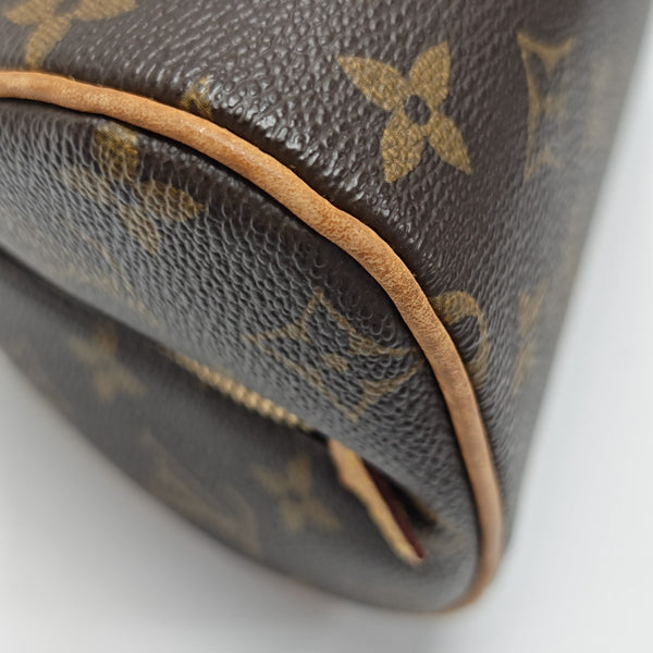 RIBERA Monogram Coated Canvas Brown