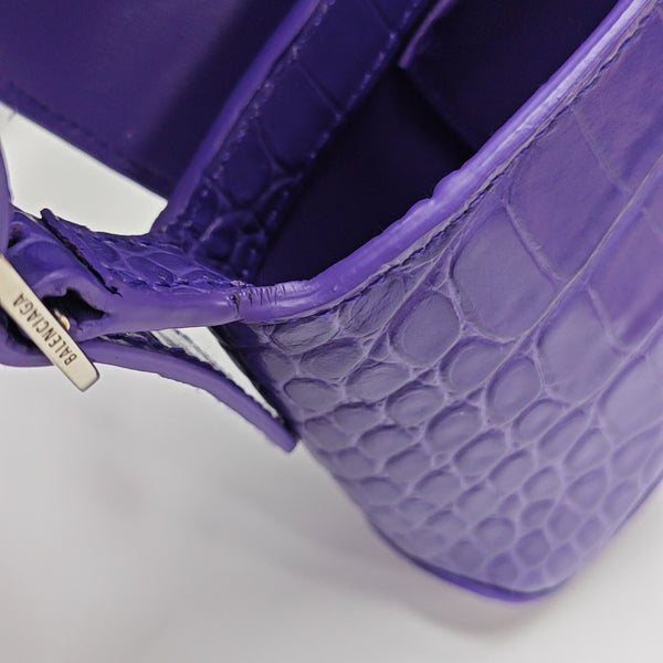 Hourglass Small Calfskin Purple