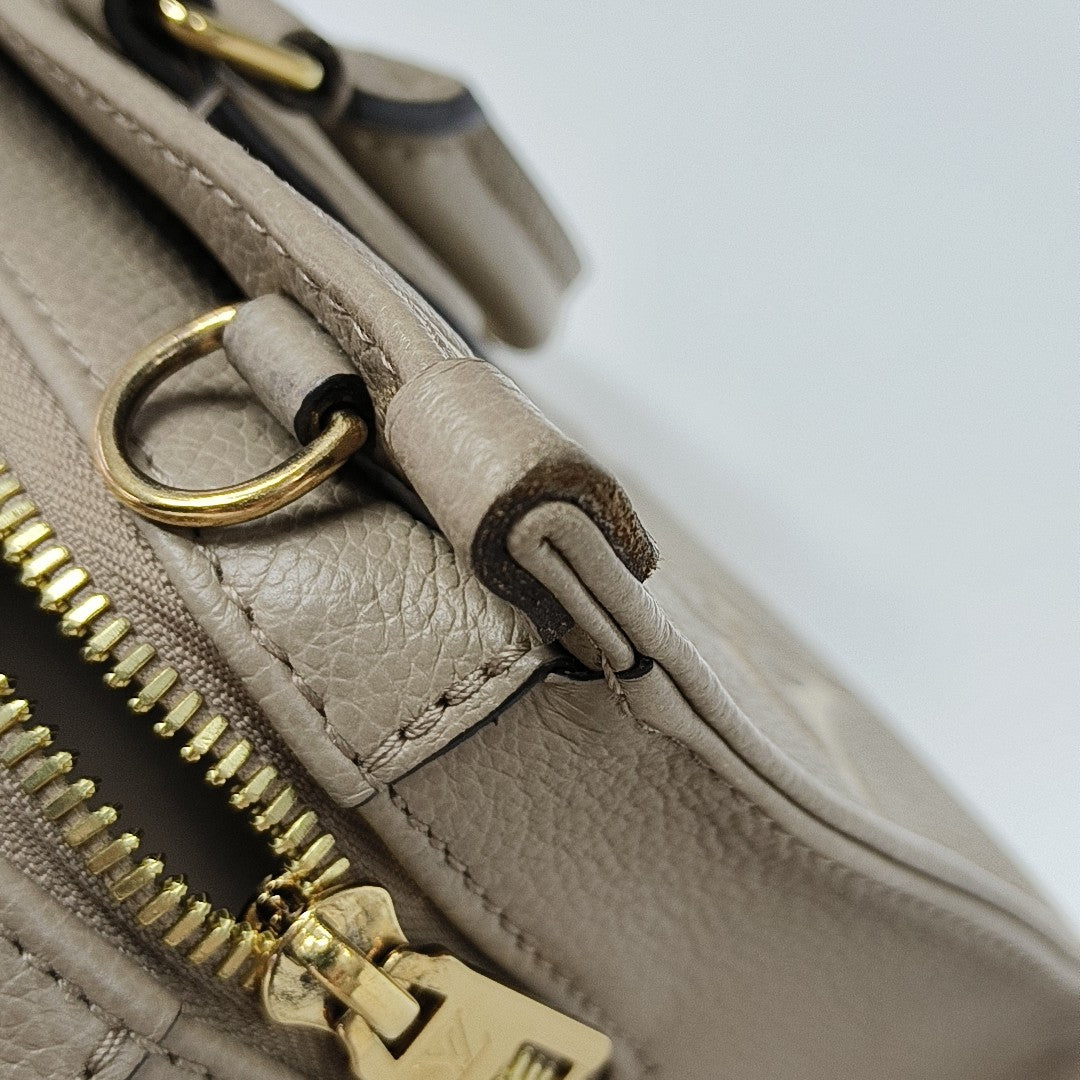 ONTHEGO EAST WEST PM Monogram Calfskin Gray