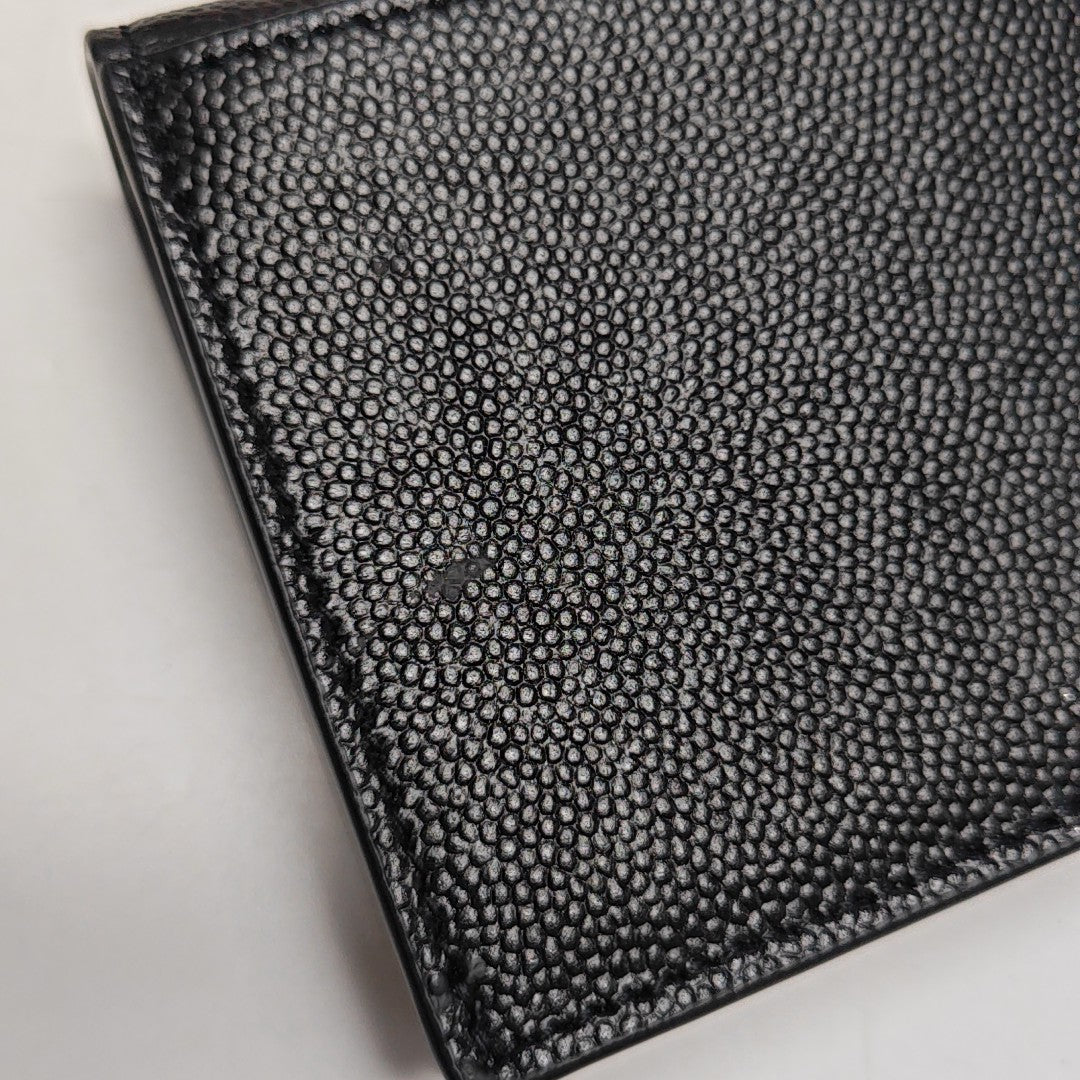 Calfskin Card Holder Black