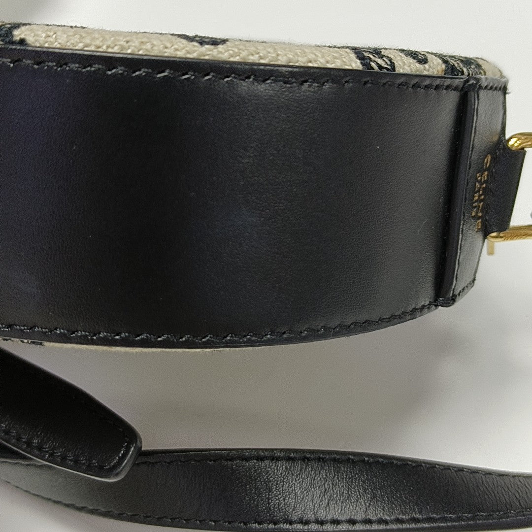 Fabric Crossbody Bag White