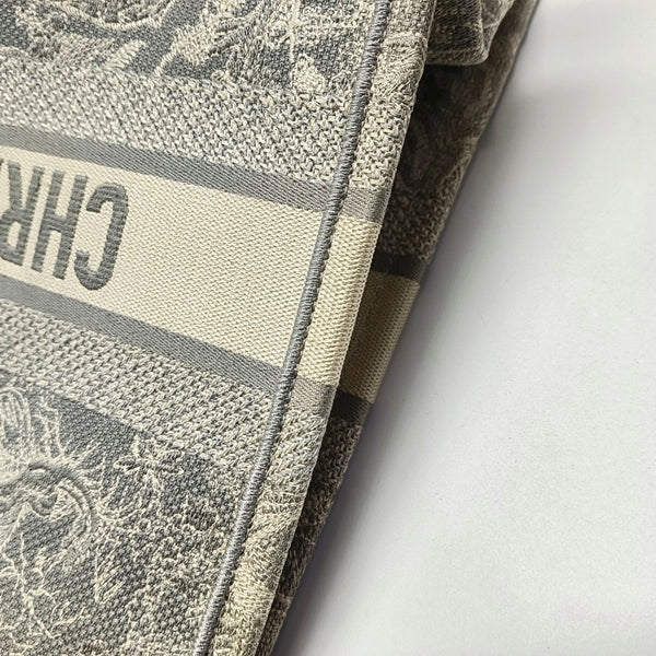 Book Tote Medium Canvas Gray