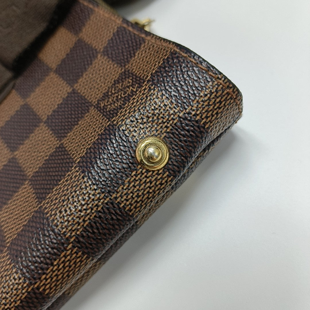 VINTAGE BEAUBOURG Damier Ebene Coated Canvas Brown