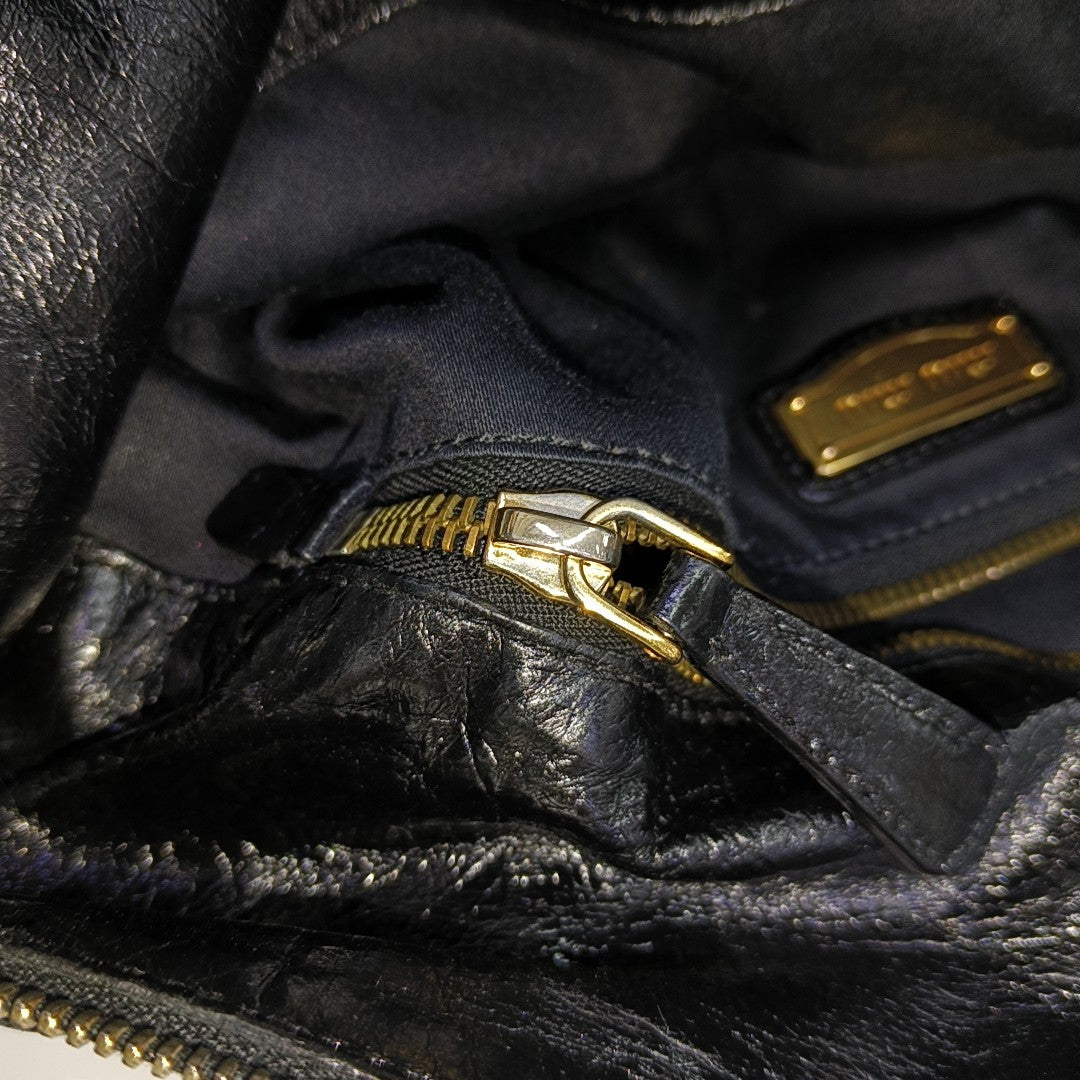 Bow Calfskin Black