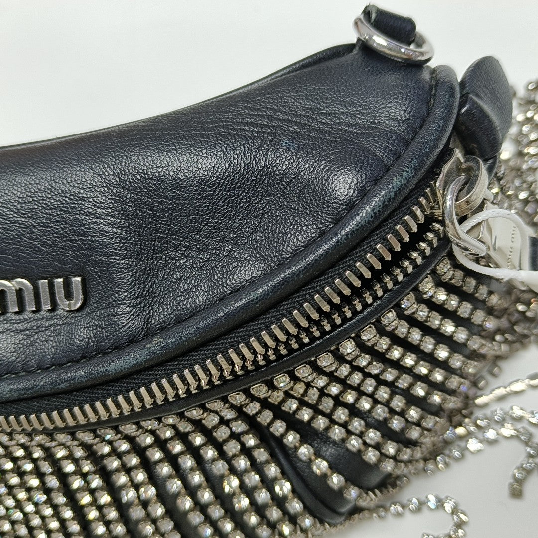 Fringed Lambskin Black