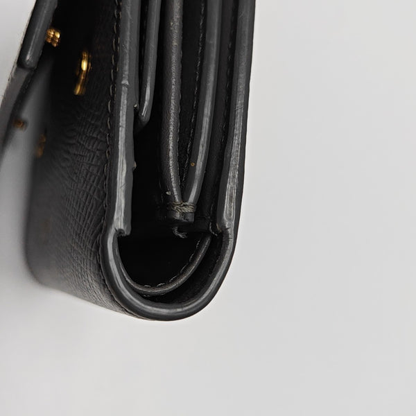 Calfskin Wallet Gray