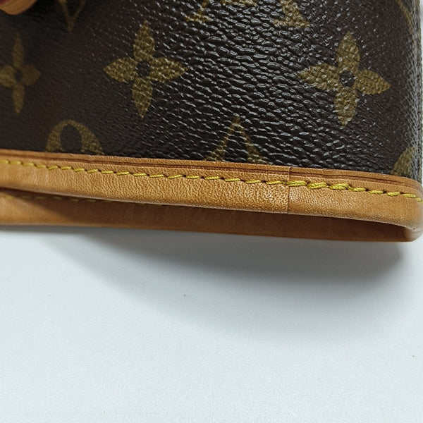 NEVERFULL GM Monogram Coated Canvas Brown