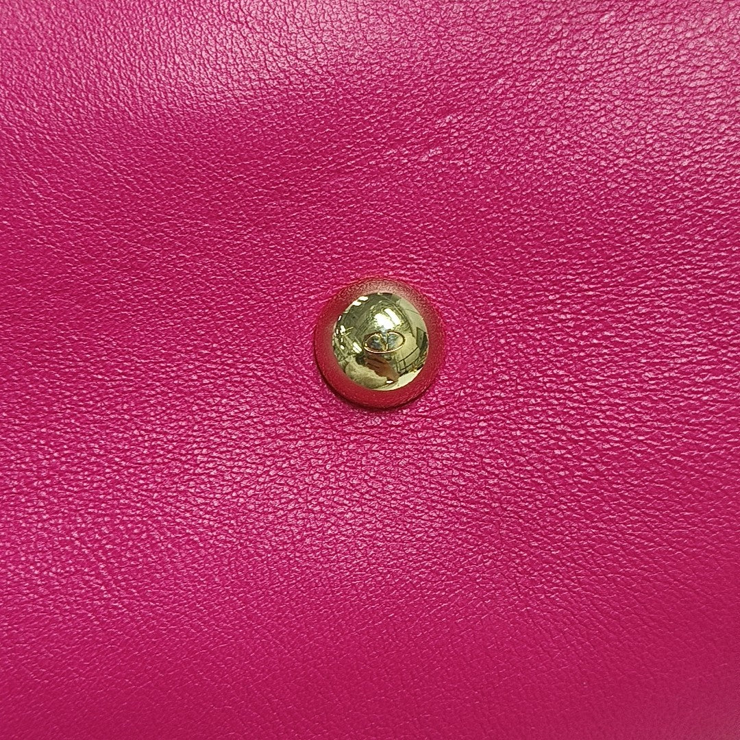 Calfskin Shoulder Bag Pink