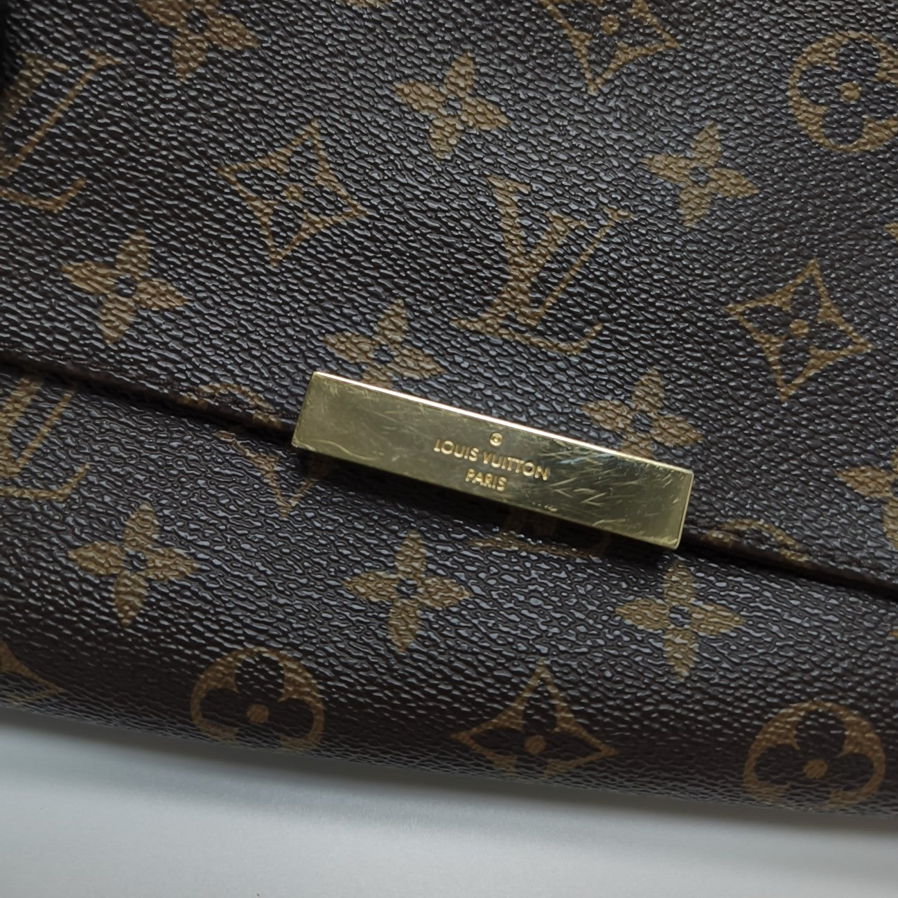 FAVORITE MM Monogram Coated Canvas Brown