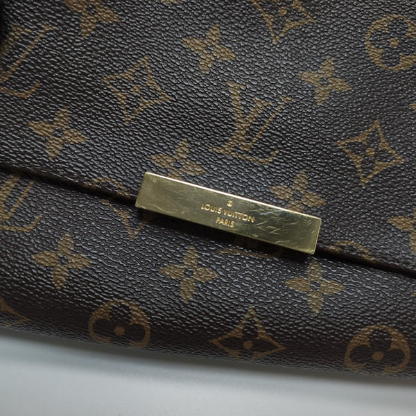 FAVORITE MM Monogram Coated Canvas Brown