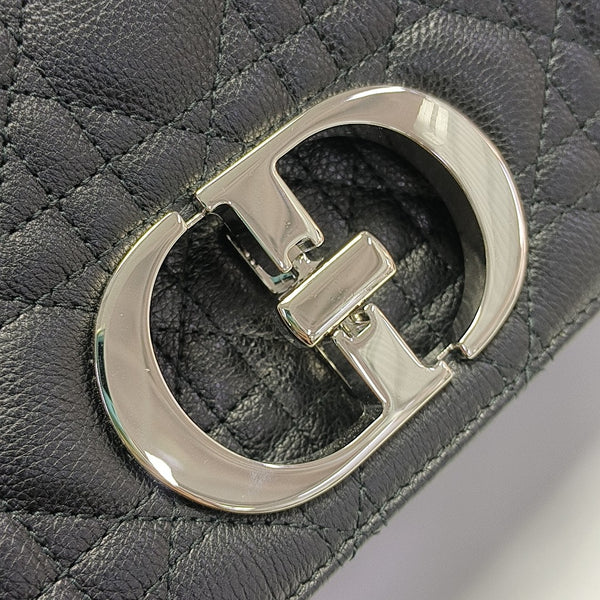 Dior Caro Medium Cannage Lambskin Black