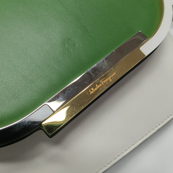 Calfskin Shoulder Bag Green