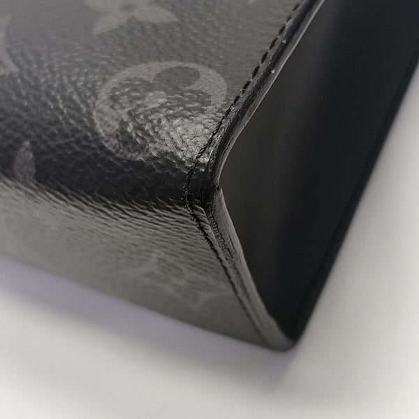 Pochette Voyag MM Monogram Coated Canvas Black