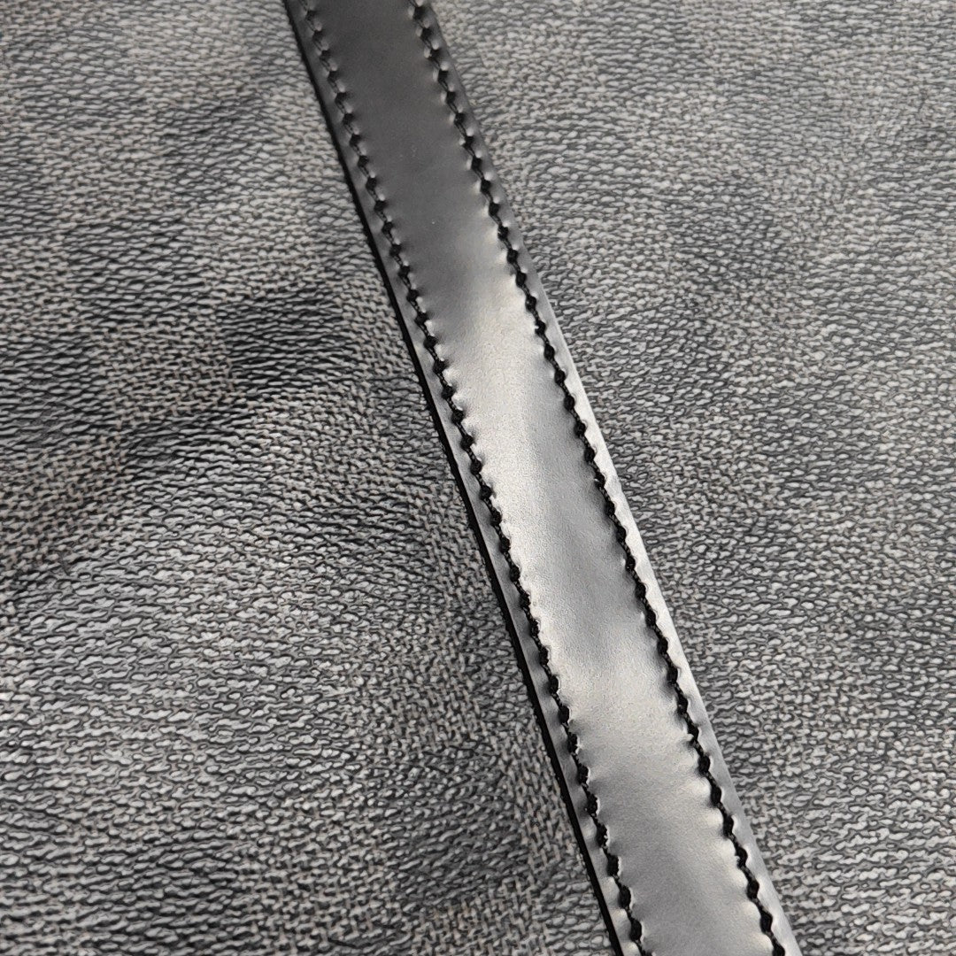 TADAO MM Damier Graphite Coated Canvas Gray