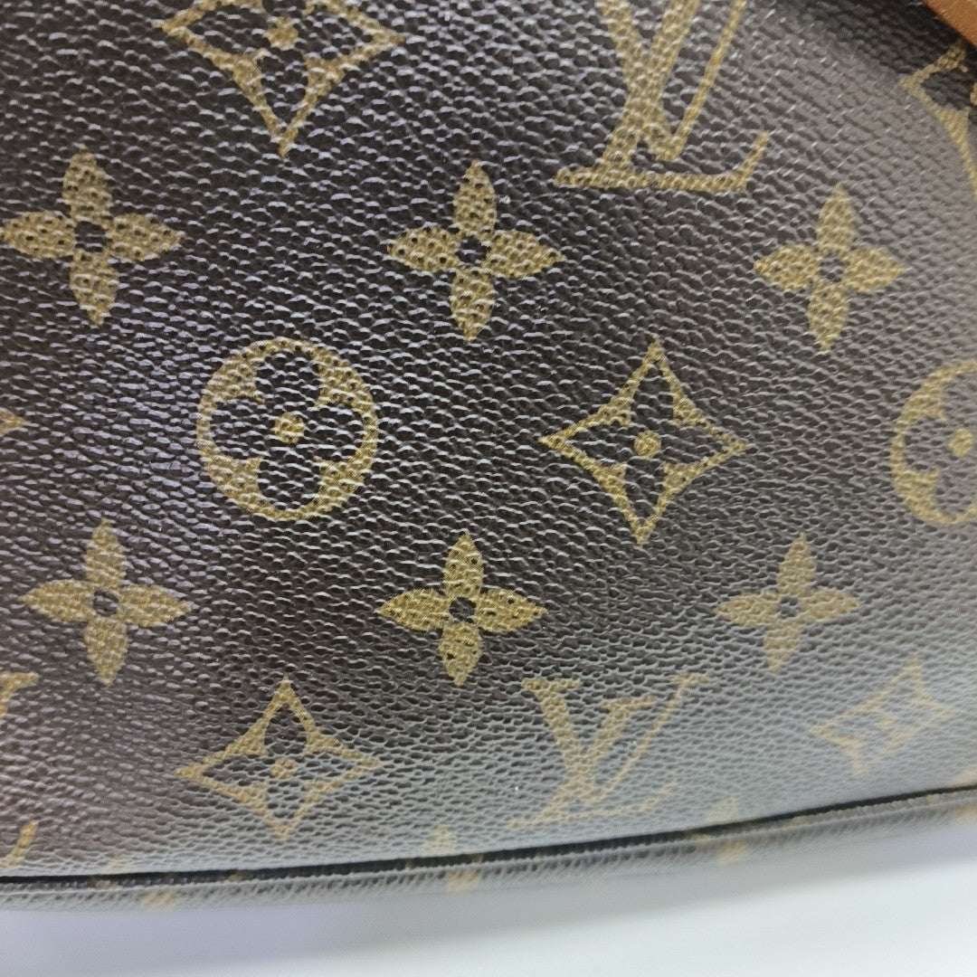 ACCESSOIRES Monogram Coated Canvas Brown