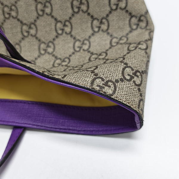 Monogram Coated Canvas Tote Bag Beige