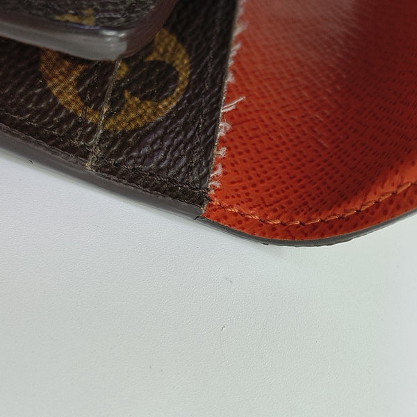JOSÉPHINE Monogram Coated Canvas Brown Wallet