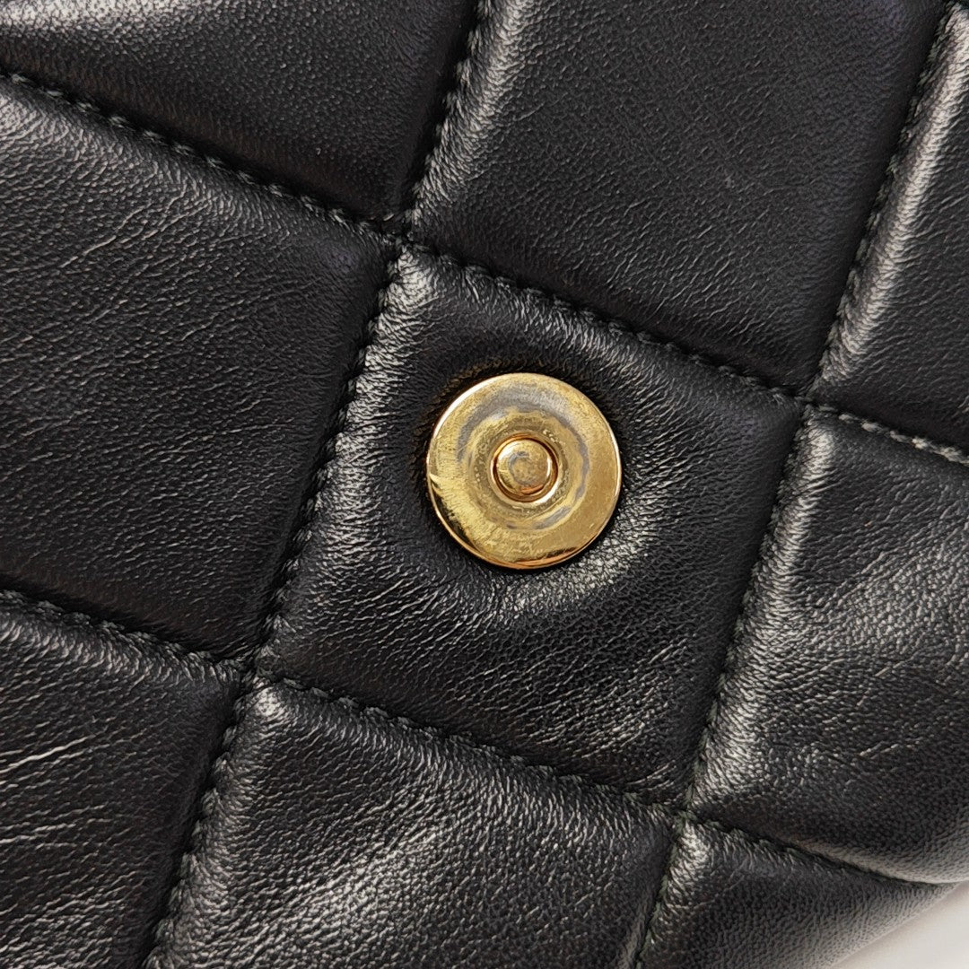 Vara Quilted Calfskin Black